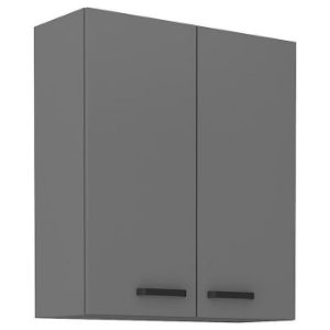 Virtuvinė spintelė NESSA antracitas 80g-90 2f paveikslėlis