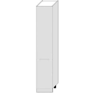 Virtuvės spintelė Zoya D40sł 2133 Pl 2fr White Pea/Bi paveikslėlis