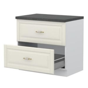 Virtuvės spintelė Evergreen R-90-2MBOX/4 ivorymat paveikslėlis