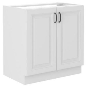 Virtuvės spintelė STILO balta matinė/balta 80zl 2f bb paveikslėlis