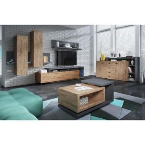 Paveikslėlis Sekcija Bota 09 Anthracite/Oak Ribbec