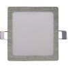 LED skydelis SQUARE 6W 4200K kvadratinis chromas paveikslėlis