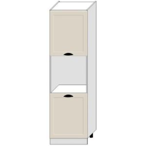 Virtuvės spintelė Adele D60pk 2133 Pl Coffee Mat/White paveikslėlis