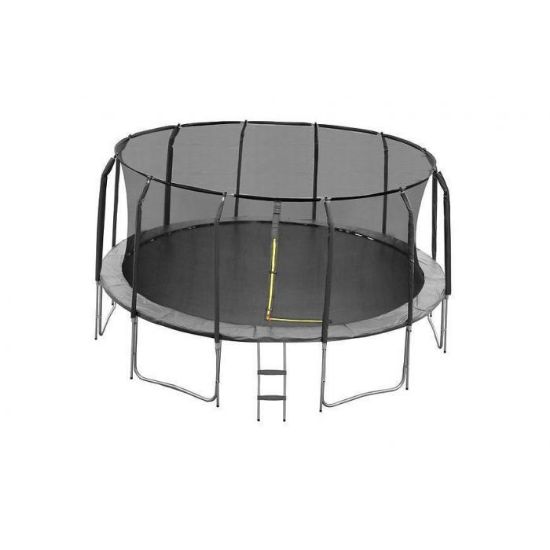 Trampolina Comfort z drabinką 457cm czarna  paveikslėlis