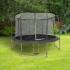 Trampolina Comfort z drabinką 457cm czarna  paveikslėlis