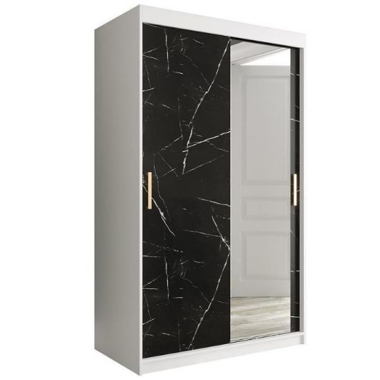 Spinta Marble T2 120 White/Marble Black paveikslėlis