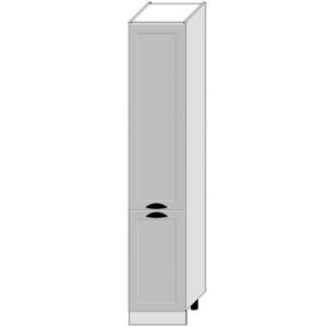 Virtuvės spintelė Adele D40sł 2133 Pl 2fr Grey Mat/White paveikslėlis