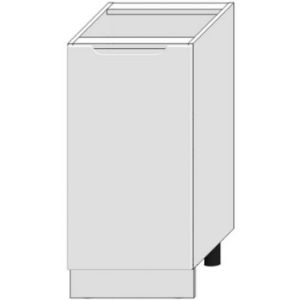 Virtuvės spintelė Zoya D40 Pl White Pea/White paveikslėlis