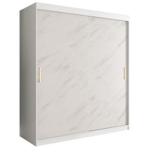 Paveikslėlis Spinta Marble T 180 White/Marble White