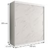 Spinta Marble T 180 White/Marble White paveikslėlis