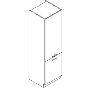 Virtuvės spintelė Bono D60lo 2133 Pl 2fr White Alaska/Bia paveikslėlis