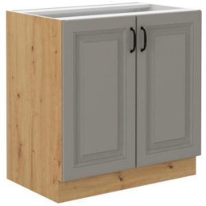 Virtuvės spintelė Stilo claygrey/artisan 80d 2f bb paveikslėlis