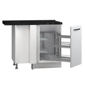 Virtuvės spintelė Evia r-ug-1kmcr/4 perlamutrinis pilkas kilimėlis paveikslėlis