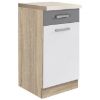 Virtuvės spintelė Global 2D Sonoma/White/Grey paveikslėlis