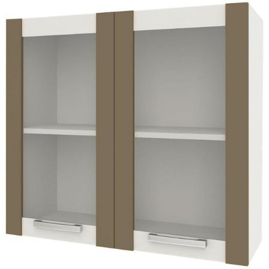 Virtuvės spintelė Charlotte 80udc Latte/Oak Grey Craft paveikslėlis