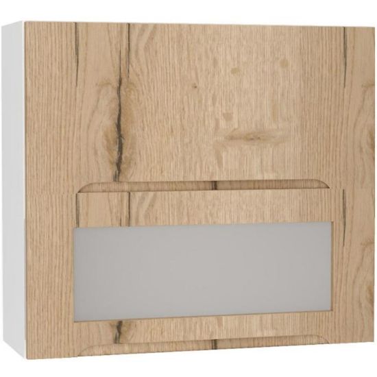 Virtuvės spintelė Zoya W60grf/2 Sd Oak Halifax/White paveikslėlis