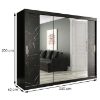 Spintelė Marble T2 250 Black/Marble Black paveikslėlis