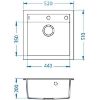 Formic 30 kriauklė pilka paveikslėlis