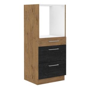 Virtuvės spintelė VIGO Dark 60 DPS-145 3S BB MB paveikslėlis