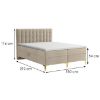 Lova Arles Box Spring 180x200 Rico 01 paveikslėlis