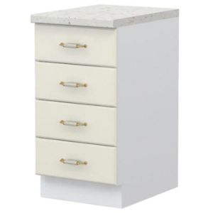 Virtuvės spintelė Evergreen R-45-4F/4 4S standartinis ivorymat paveikslėlis