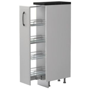 Virtuvės spintelė Evia k14-30-1kz/3 perlamutrinis pilkas kilimėlis paveikslėlis