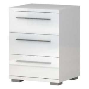 Paveikslėlis Naktinė spintelė PIANO NS3/PN-70/KA/70 crystal white