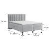 Lova Arles Box Spring 160x200 Monolith 84 paveikslėlis