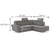 Kampinė sofa Garry-2 P Faro 03 paveikslėlis