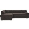 Kampinė sofa su miego funkcija Minos Forever 64 kairės pusės paveikslėlis