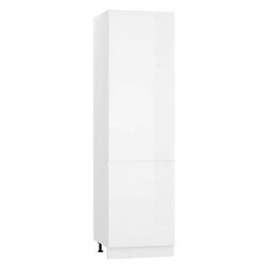 Virtuvės spintelė Livia D60LO 2133 PL 2FR balta žirnių matinė paveikslėlis