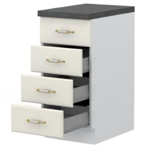 Virtuvės spintelė Evergreen R-40-4MBOX/4 4S ivorymat paveikslėlis