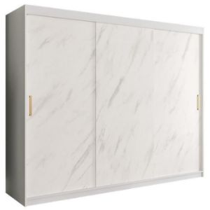 Paveikslėlis Spinta Marble T 250 White/Marble White