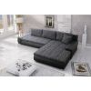 Kampinė sofa su miego funkcija Toscania Nevada 10 + Soft juoda universalus paveikslėlis