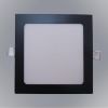 LED skydelis SQUARE 3W 4200K kvadratinis juodas paveikslėlis