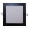 LED skydelis SQUARE 3W 4200K kvadratinis juodas paveikslėlis