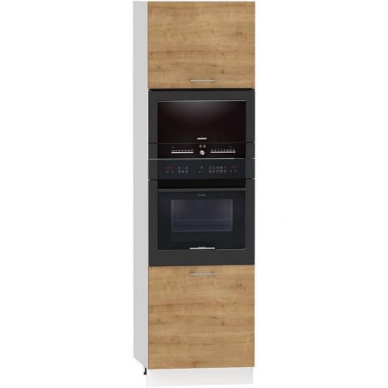 Virtuvės spintelė Bono D60pk Mv 2133 Pl Oak Burlington/Bi paveikslėlis