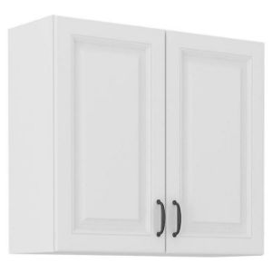 Virtuvinė spintelė STILO balta matinė 80g-72 2f paveikslėlis