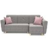 Kampinė sofa su miego funkcija Grey Enzo 161+152 medis natūralus dešininis paveikslėlis