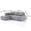 Kampinė sofa Link L Elementas 23 paveikslėlis