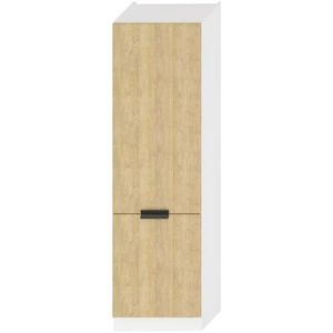 Virtuvės spintelė Denis d60sł 2133 pl 2fr ąžuolas londonas/balta paveikslėlis