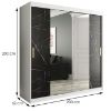 Spinta Marble T1 200 White/Marble Black paveikslėlis