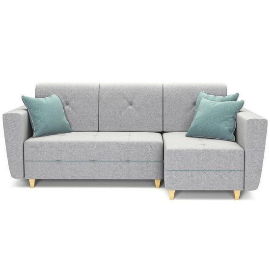 Kampinė sofa su miego funkcija Grey Enzo 162+154 medis natūralus dešininis paveikslėlis