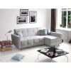 Kampinė sofa su miego funkcija Grey Enzo 162+154 medis natūralus dešininis paveikslėlis