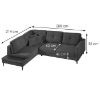 Kampinė sofa Costa L Cloud 91 paveikslėlis