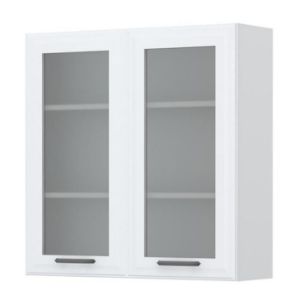 Virtuvės spintelė Evia v9-90-2ks/4 perlo pilka matinė paveikslėlis