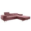 Kampinė sofa su miego funkcija Lotus Monolith 63 dešinės pusės paveikslėlis