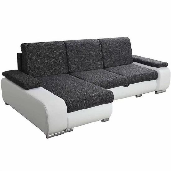 Kampinė sofa su miego funkcija Latte Berlin 2 + Soft baltas universalus paveikslėlis