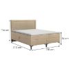 Lova Tempe Box Spring 160x200 Manila 02 paveikslėlis