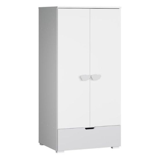 Drabužių spinta Lulu 2d/1sz White Ash paveikslėlis